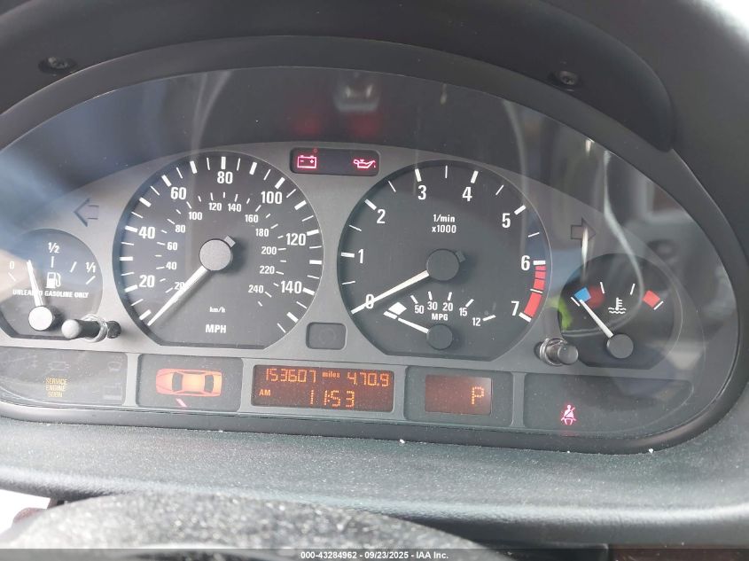 2000 BMW 323 I VIN: WBAAM3345YCB26079 Lot: 43284962