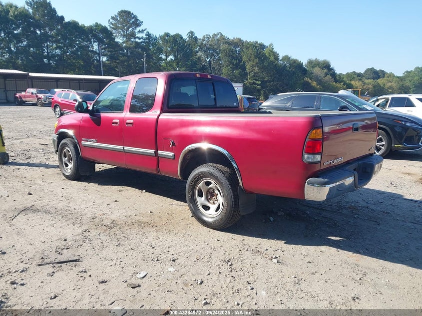 2001 Toyota Tundra Sr5 V8 VIN: 5TBRT341X1S195860 Lot: 43284972