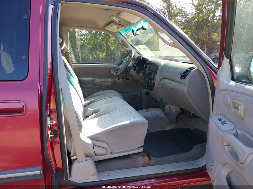 2001 Toyota Tundra Sr5 V8 VIN: 5TBRT341X1S195860 Lot: 43284972