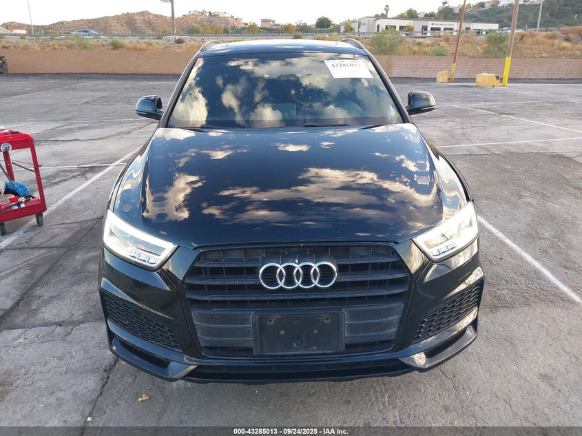 2018 Audi Q3 VIN: WA1HCCFSXJR003841 Lot: 43285013