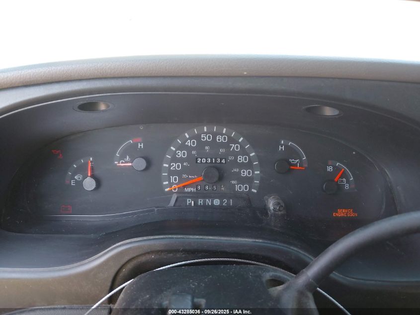 2001 Ford E-250 Commercial/Recreational VIN: 1FTNE24L51HA43842 Lot: 43285036