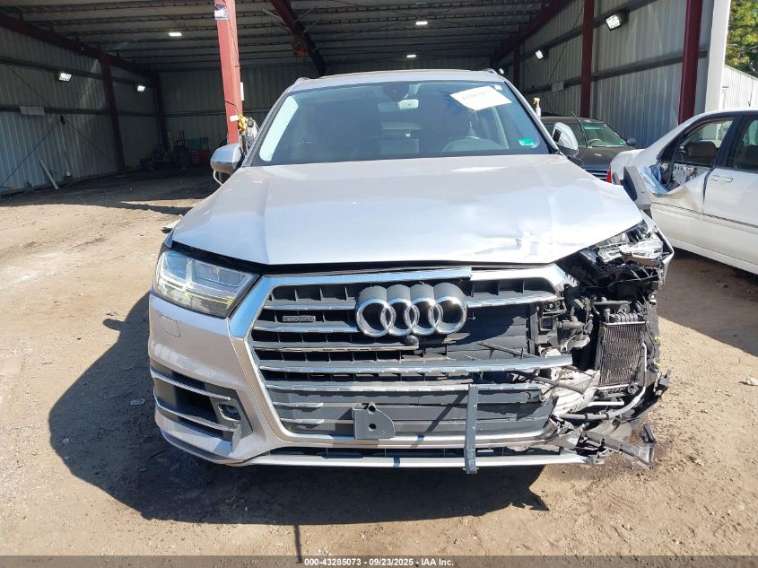 2017 Audi Q7 3.0T Premium VIN: WA1LAAF72HD019815 Lot: 43285073