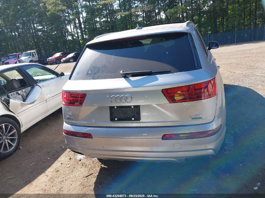 2017 Audi Q7 3.0T Premium VIN: WA1LAAF72HD019815 Lot: 43285073