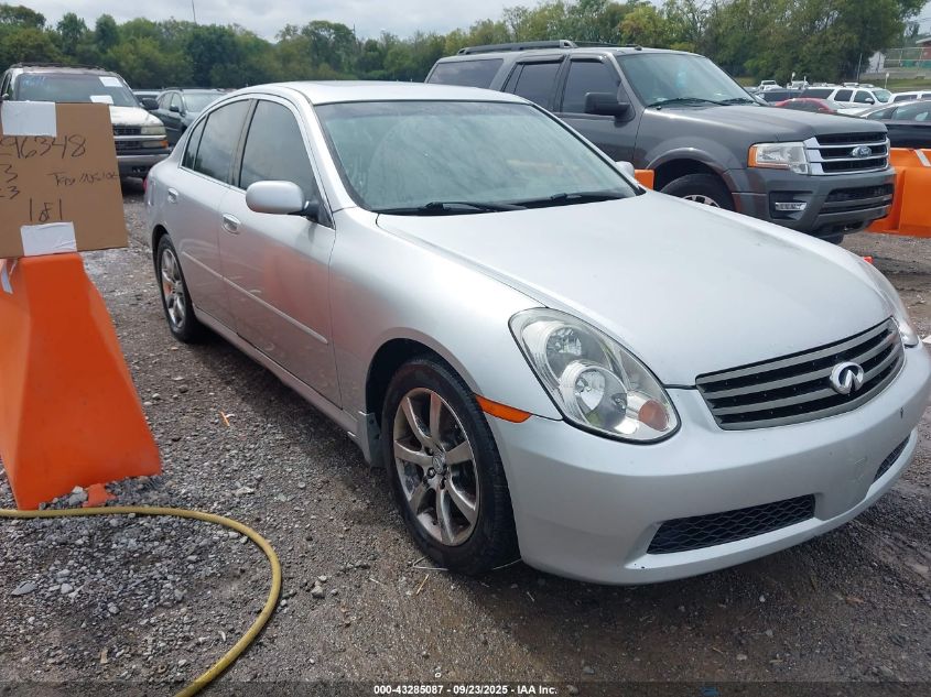 2006 Infiniti G35 VIN: JNKCV51E26M516656 Lot: 43285087
