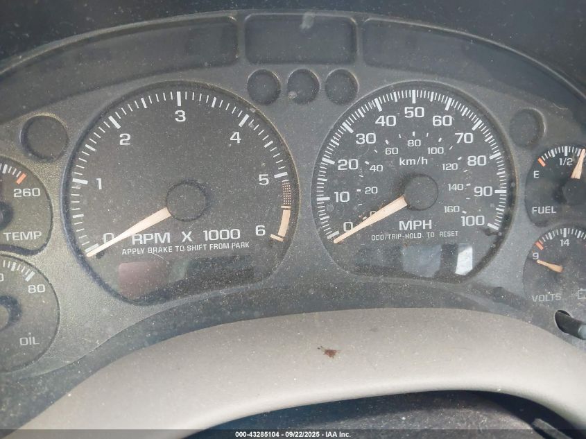 2001 Chevrolet Blazer Lt VIN: 1GNCS13W31K259673 Lot: 43285104