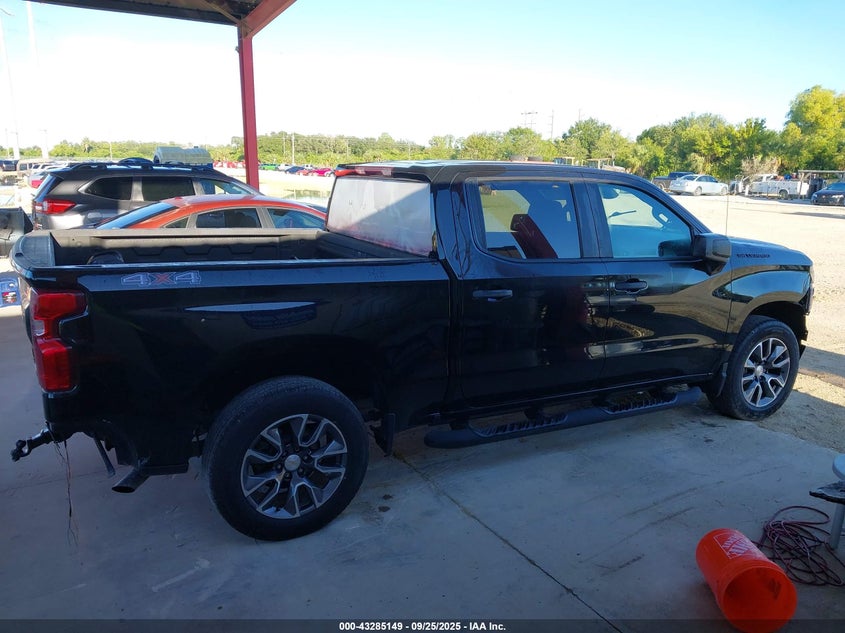 2022 CHEVROLET SILVERADO 1500 4WD  SHORT BED CUSTOM - 1GCPDBEK3NZ506563