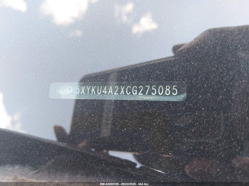 2012 Kia Sorento Ex V6 VIN: 5XYKU4A2XCG275085 Lot: 43285165