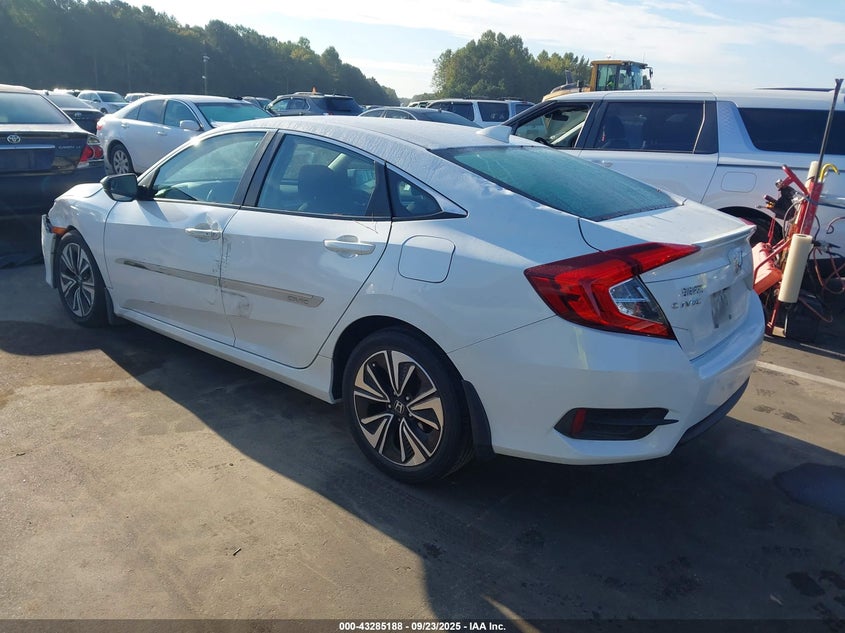 2017 Honda Civic Ex-T white sedan gasoline 2HGFC1F37HH645763 photo #4