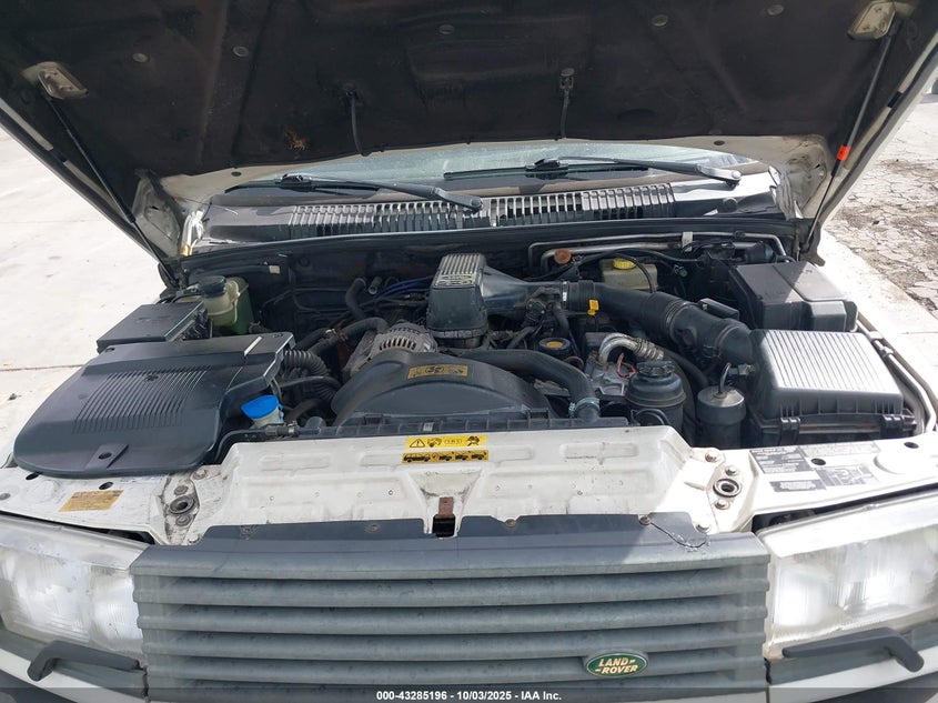 1999 Land Rover Range Rover 4.0/4.0 Se/4.0S VIN: SALPA1245XA406791 Lot: 43285196