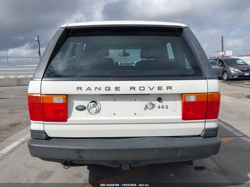 1999 Land Rover Range Rover 4.0/4.0 Se/4.0S VIN: SALPA1245XA406791 Lot: 43285196