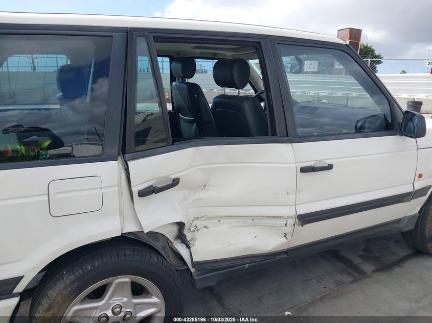 1999 Land Rover Range Rover 4.0/4.0 Se/4.0S VIN: SALPA1245XA406791 Lot: 43285196