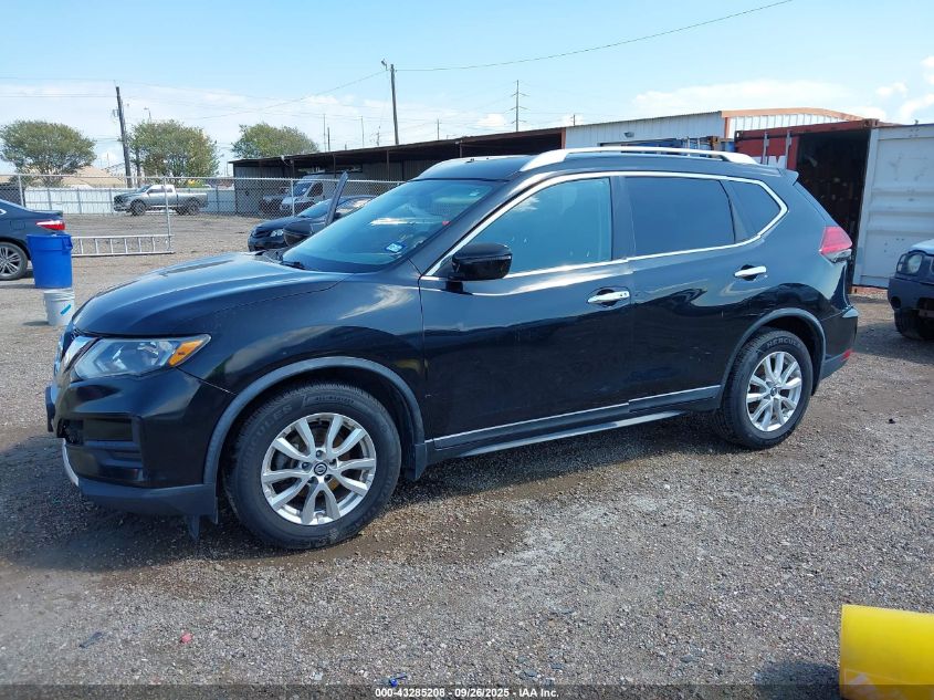 2017 Nissan Rogue Sv VIN: KNMAT2MT2HP525513 Lot: 43285208