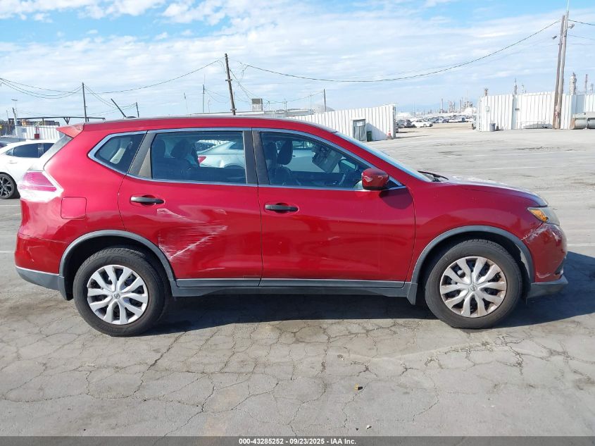 2016 Nissan Rogue S VIN: KNMAT2MT8GP638106 Lot: 43285252