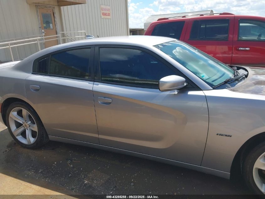 2018 Dodge Charger R/T Rwd VIN: 2C3CDXCT0JH129390 Lot: 43285258
