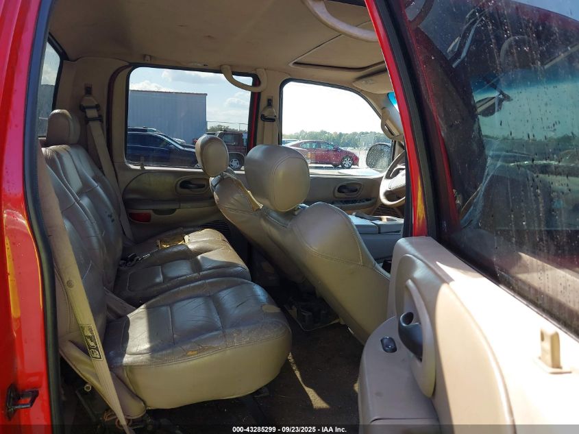 2001 Ford F-150 King Ranch Edition/Lariat/Xlt VIN: 1FTRW08L71KB08979 Lot: 43285299