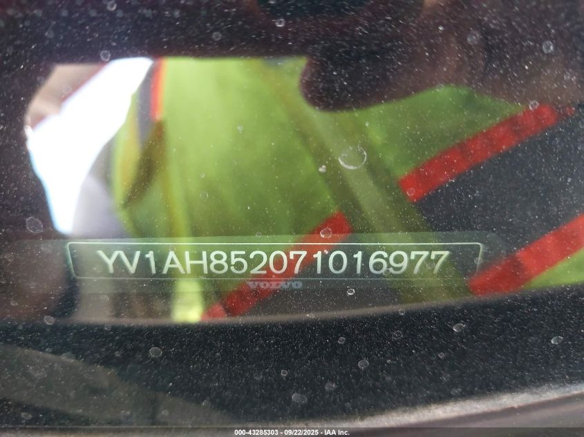 2007 Volvo S80 V8 VIN: YV1AH852071016977 Lot: 43285303