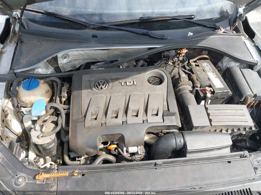 2013 Volkswagen Passat 2.0L Tdi Sel Premium VIN: 1VWCN7A32DC073467 Lot: 43285305