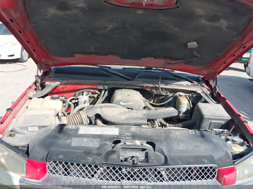 2002 Chevrolet Avalanche 1500 VIN: 3GNEK13T92G187076 Lot: 43285311