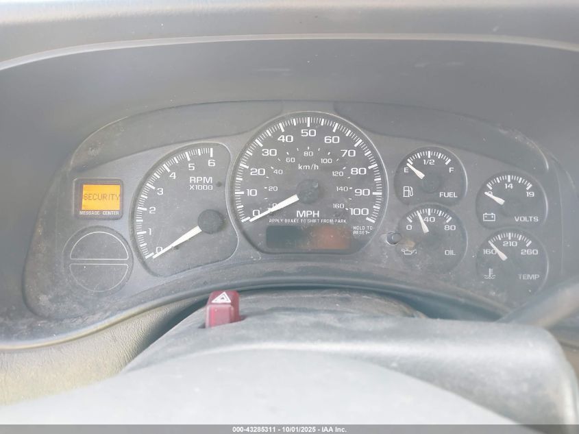 2002 Chevrolet Avalanche 1500 VIN: 3GNEK13T92G187076 Lot: 43285311