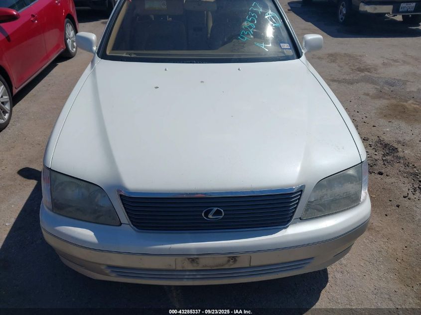 1999 Lexus Ls 400 VIN: JT8BH28F8X0156205 Lot: 43285337
