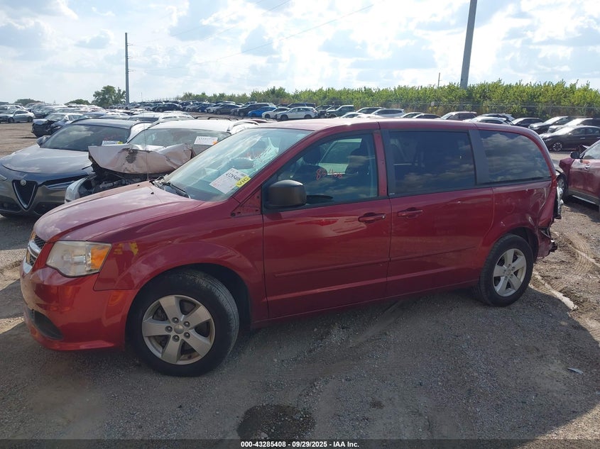 2014 DODGE GRAND CARAVAN SE - 2C4RDGBG1ER341791