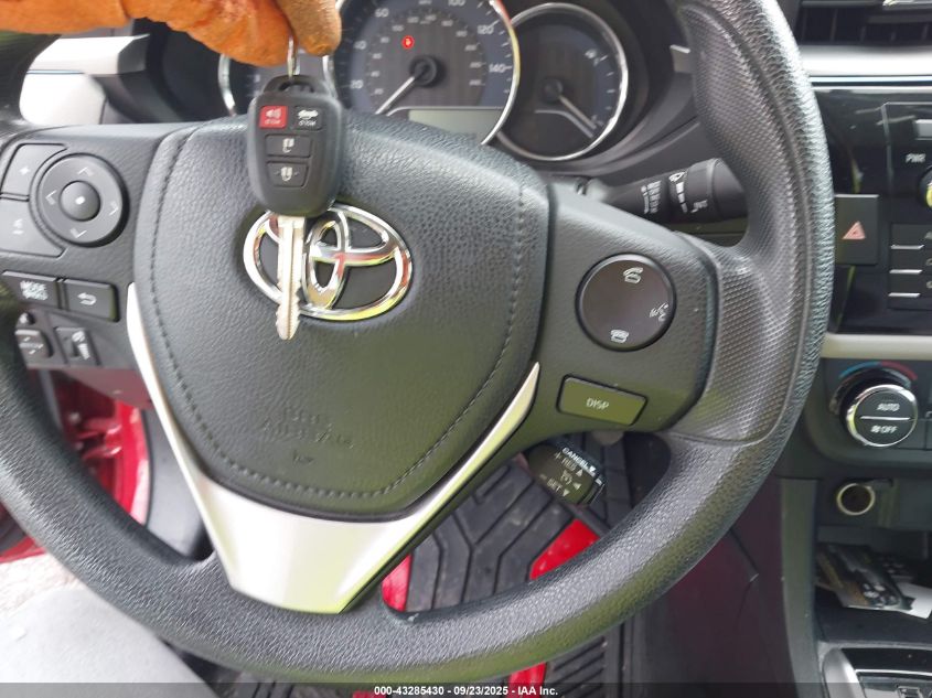 2015 Toyota Corolla Le VIN: 2T1BURHE4FC461136 Lot: 43285430