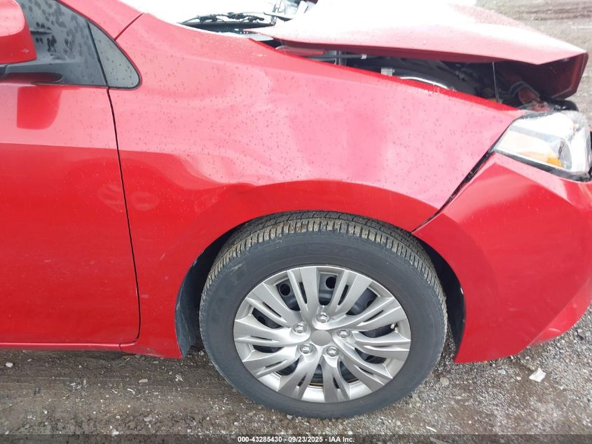 2015 Toyota Corolla Le VIN: 2T1BURHE4FC461136 Lot: 43285430