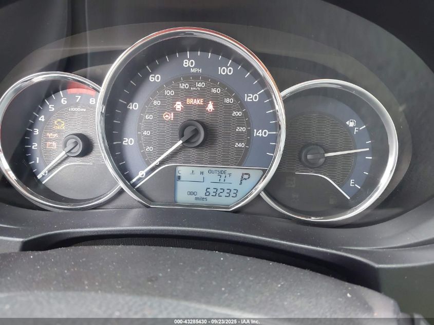 2015 Toyota Corolla Le VIN: 2T1BURHE4FC461136 Lot: 43285430