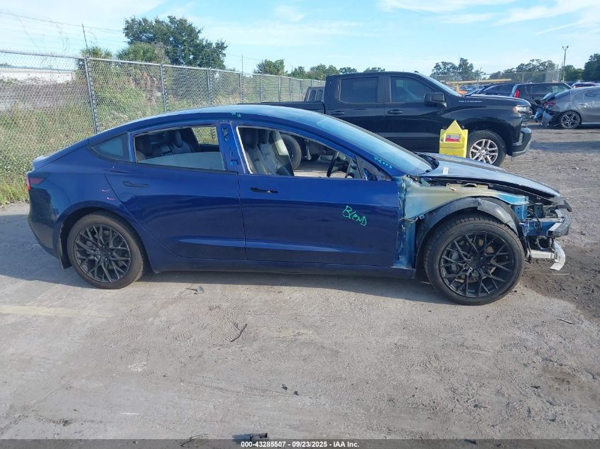 2023 Tesla Model 3 Rear-Wheel Drive VIN: 5YJ3E1EA4PF394345 Lot: 43285507