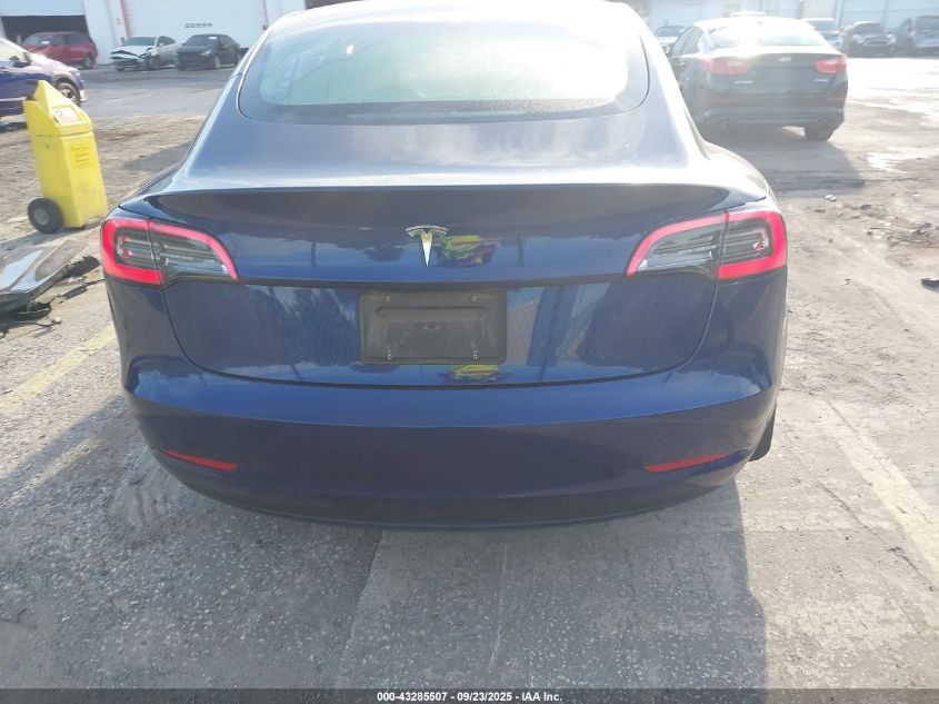 2023 Tesla Model 3 Rear-Wheel Drive VIN: 5YJ3E1EA4PF394345 Lot: 43285507