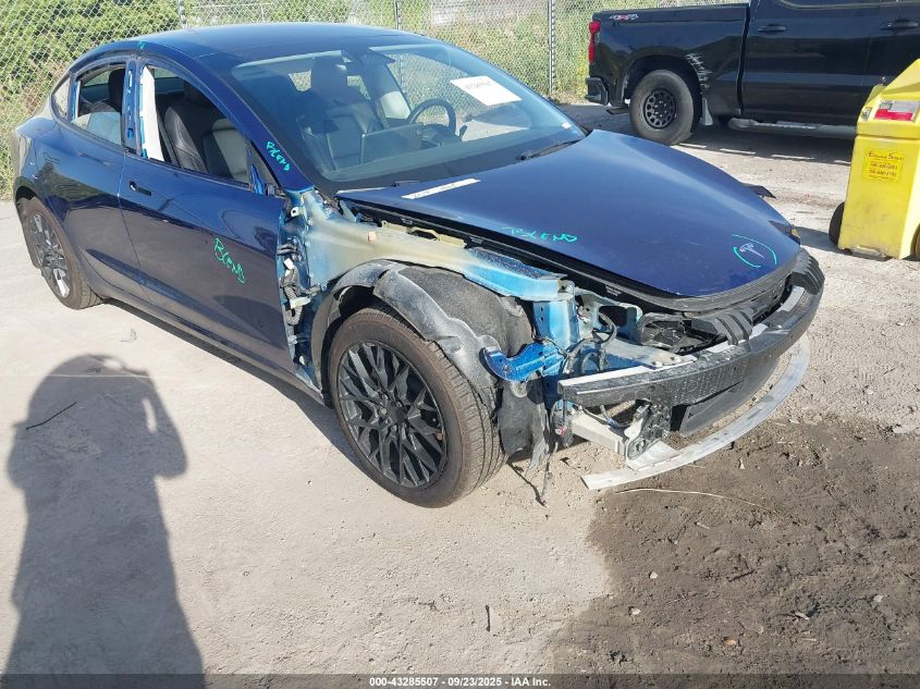 2023 Tesla Model 3 Rear-Wheel Drive VIN: 5YJ3E1EA4PF394345 Lot: 43285507