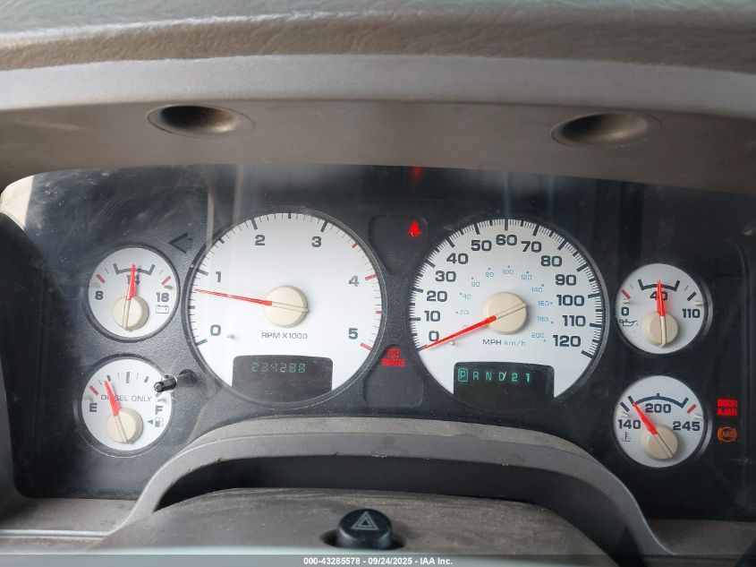 2004 Dodge Ram 2500 Slt/Laramie VIN: 3D7KU28C64G186934 Lot: 43285578