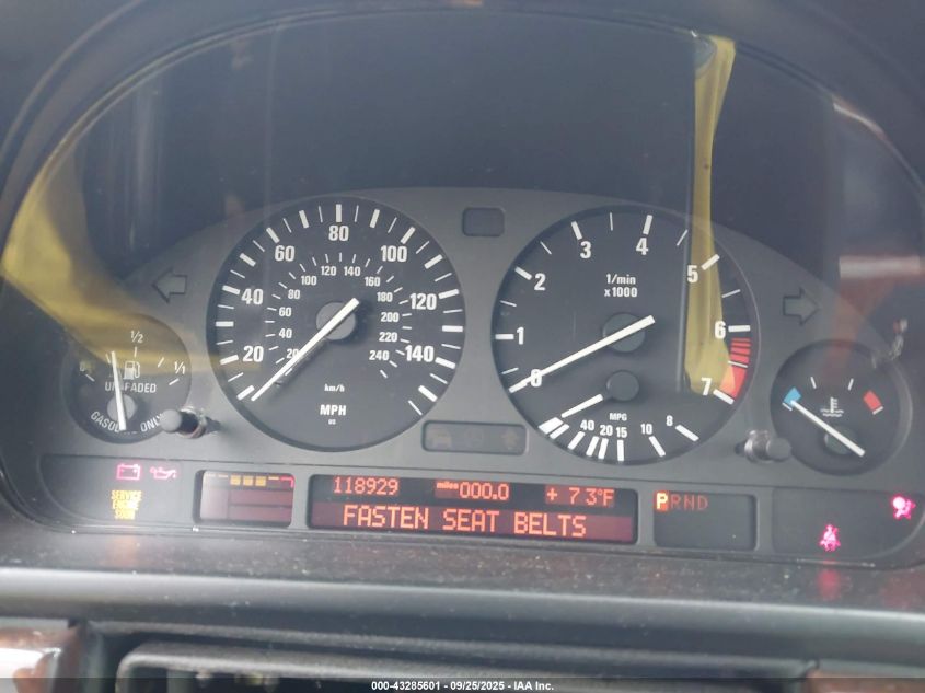 2003 BMW 530Ia VIN: WBADT63473CK32489 Lot: 43285601