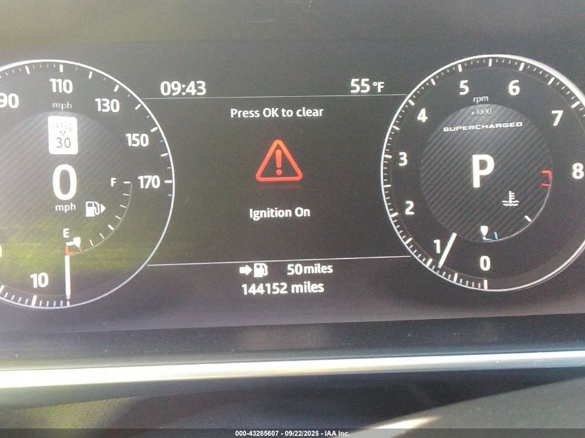 2017 Land Rover Range Rover 5.0L V8 Supercharged VIN: SALGS2FE1HA323575 Lot: 43285607