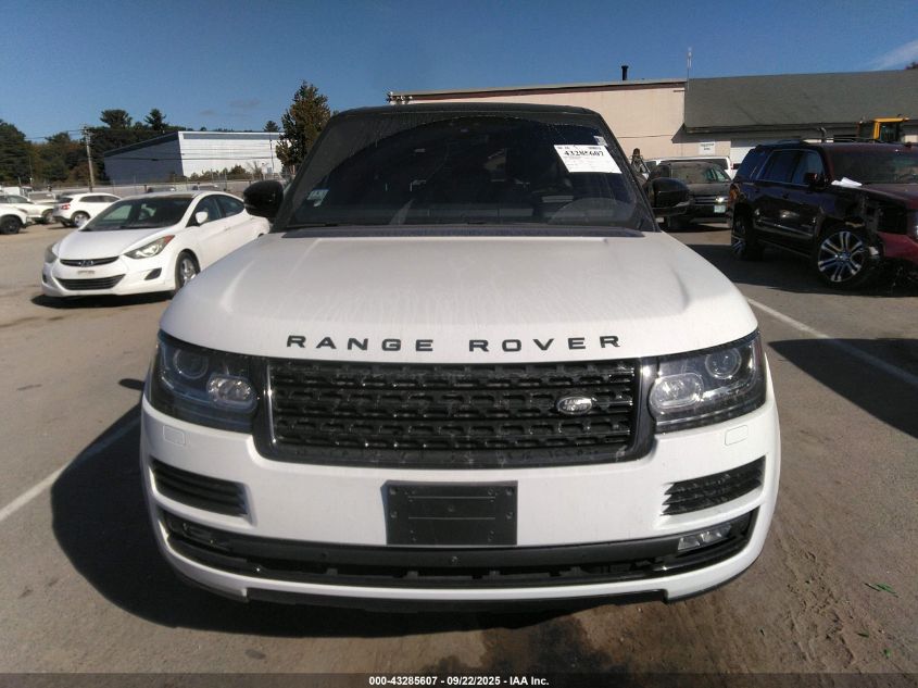2017 Land Rover Range Rover 5.0L V8 Supercharged VIN: SALGS2FE1HA323575 Lot: 43285607