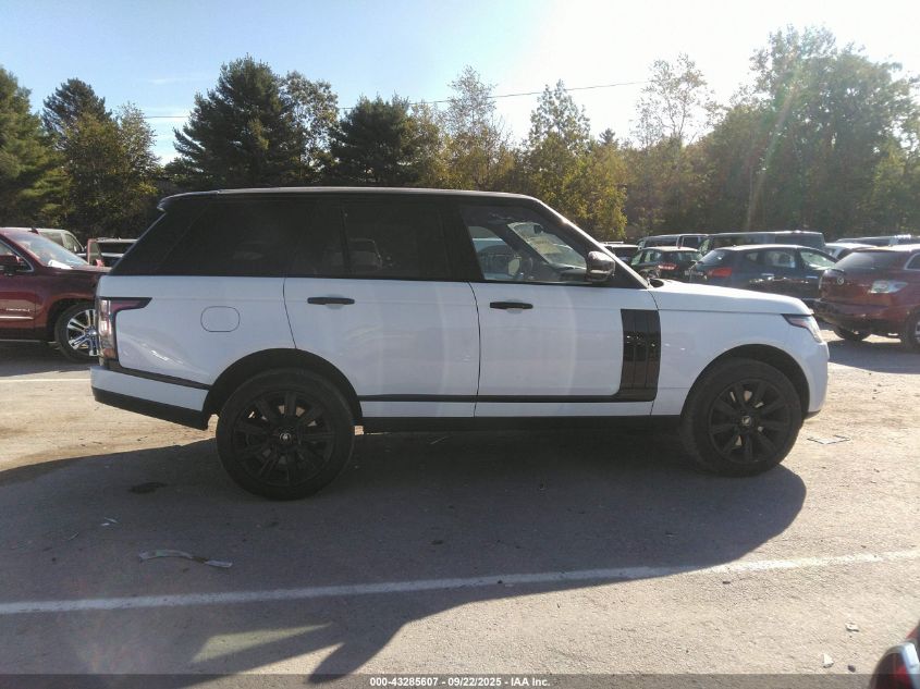 2017 Land Rover Range Rover 5.0L V8 Supercharged VIN: SALGS2FE1HA323575 Lot: 43285607