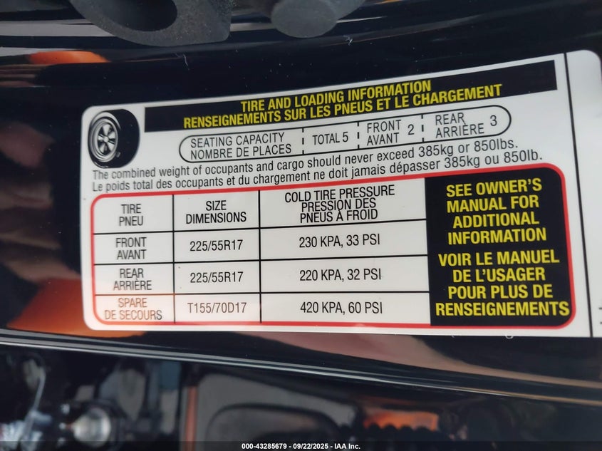 4S3BWAB65S3033379 2025 SUBARU LEGACY photo no. 6