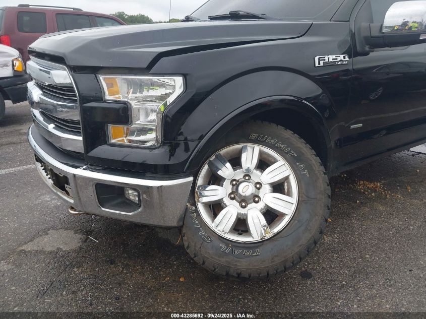 2017 Ford F-150 Lariat VIN: 1FTEW1EGXHKE45104 Lot: 43285692