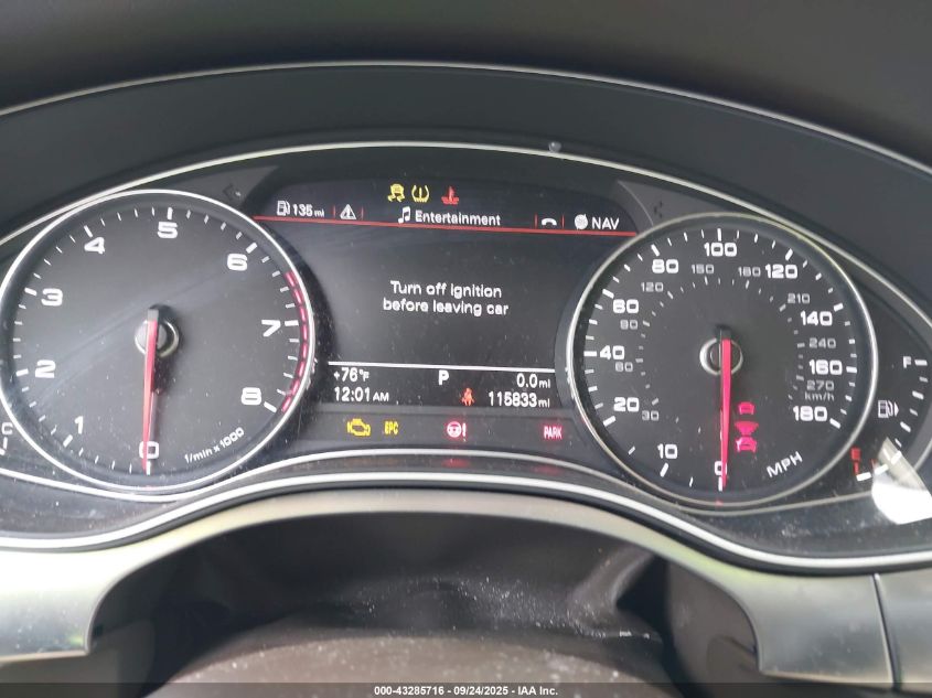 2013 Audi A6 3.0T Premium VIN: WAUGGAFCXDN092614 Lot: 43285716