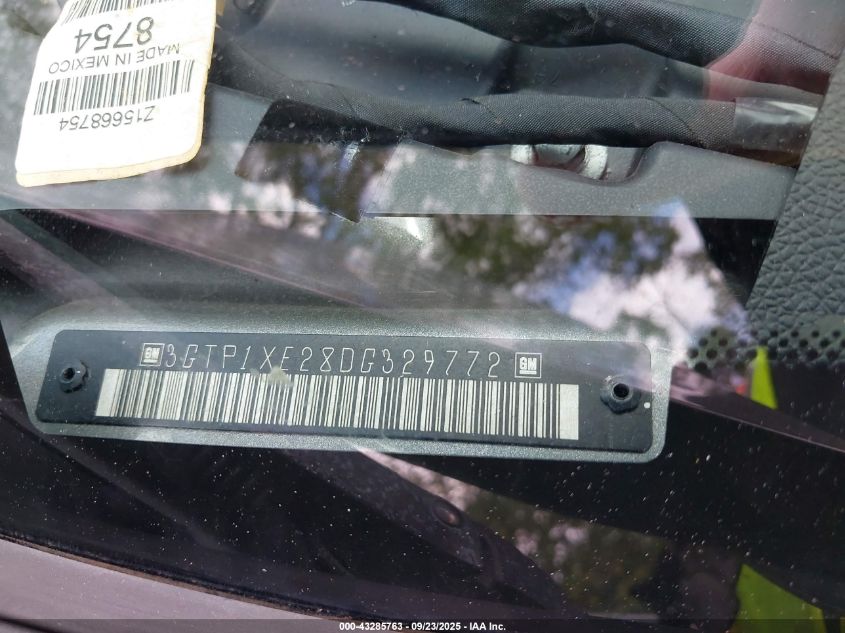 2013 GMC Sierra 1500 Denali VIN: 3GTP1XE28DG329772 Lot: 43285763