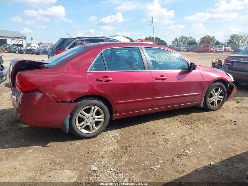 2006 Honda Accord 2.4 Ex VIN: 1HGCM56846A041599 Lot: 43285773