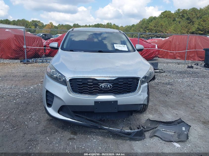 2019 Kia Sorento 3.3L Lx VIN: 5XYPG4A50KG564322 Lot: 43285789