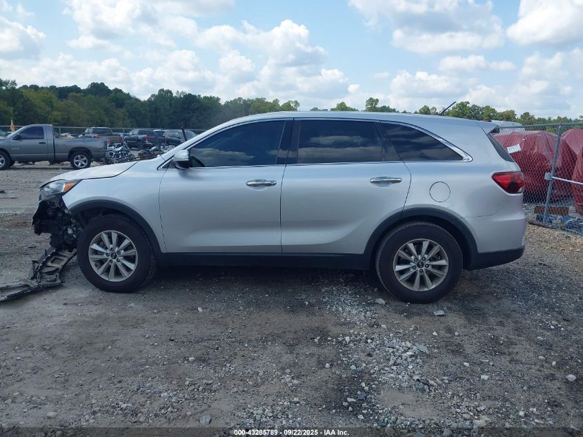 2019 Kia Sorento 3.3L Lx VIN: 5XYPG4A50KG564322 Lot: 43285789