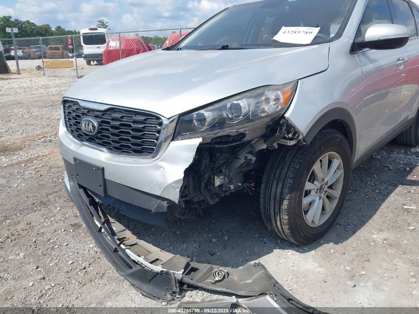 2019 Kia Sorento 3.3L Lx VIN: 5XYPG4A50KG564322 Lot: 43285789