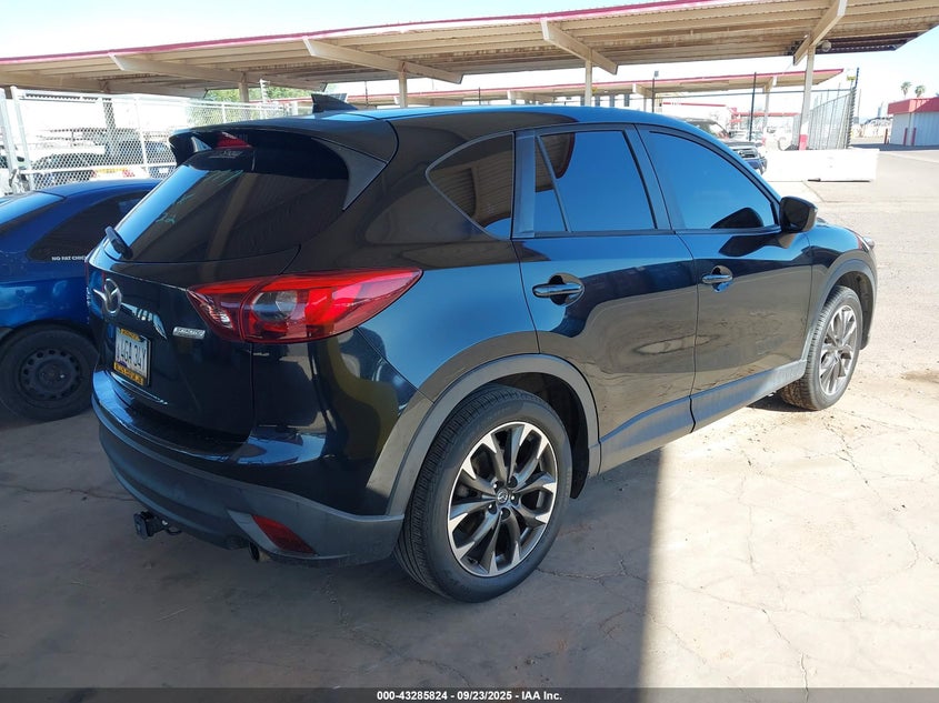 Vin: jm3ke4dy1g0734777, lot: 43780431, mazda cx-5 grand touring 20164