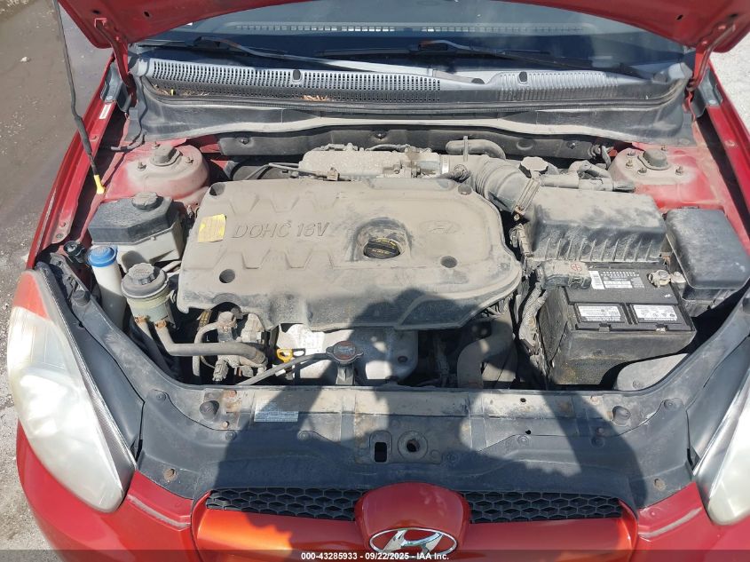 2008 Hyundai Accent Gs VIN: KMHCM36C98U079589 Lot: 43285933