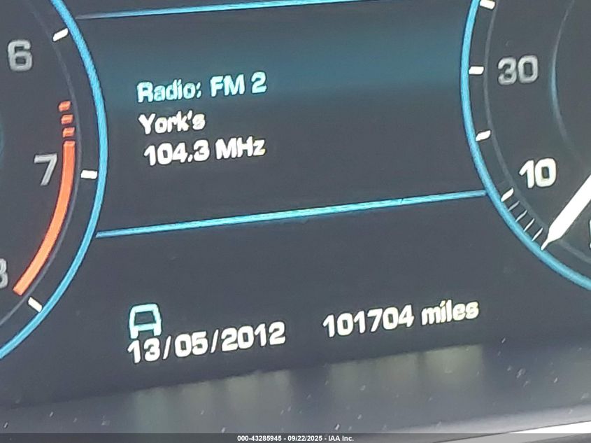 2013 Land Rover Range Rover Hse VIN: SALGS2DFXDA105379 Lot: 43285945