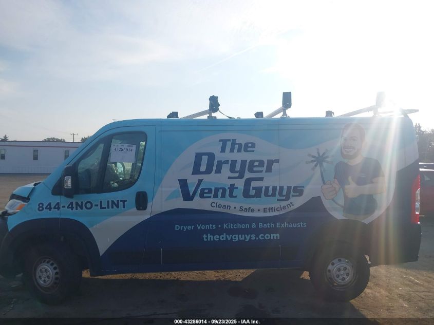 2024 Ram Promaster 2500 Tradesman Low Roof 136 Wb W/Pass Seat VIN: 3C6LRVVG6RE116370 Lot: 43286014