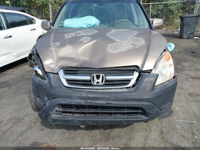 2002 Honda Cr-V Ex VIN: JHLRD78852C077918 Lot: 43286025