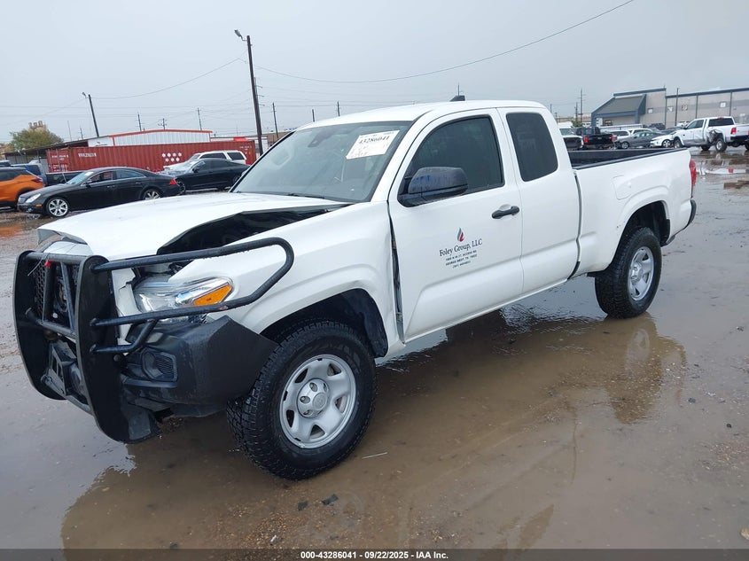 2023 Toyota Tacoma Access Cab white truck gas 3TYRX5GN9PT069377 photo #3